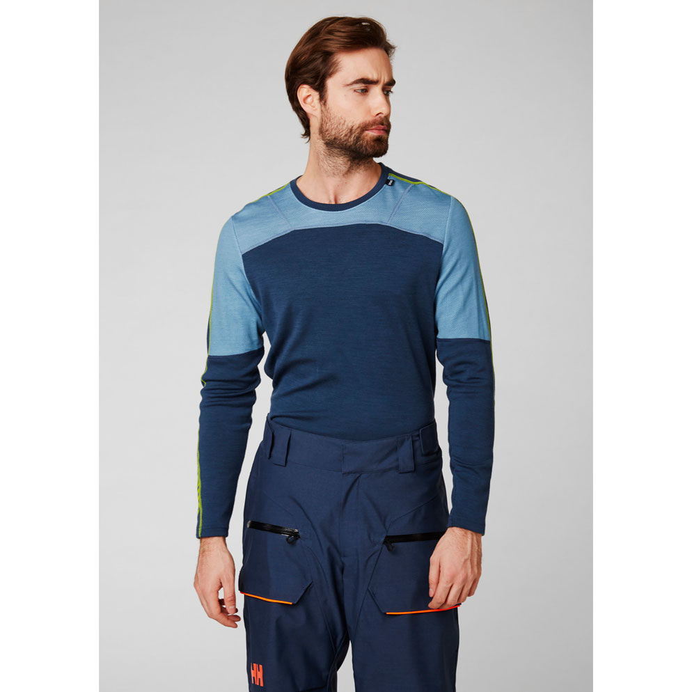 hh lifa merino crew