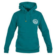 Felpa Con Cappuccio Da Donna Palm 79 - Verde Acqua - 12588