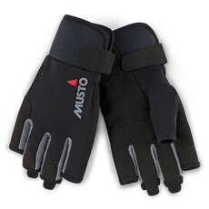 Musto Essential Short Finger Sailing Gloves - - Nero