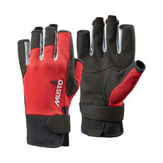 Musto Essential Short Finger Sailing Gloves - 2022 - True Red