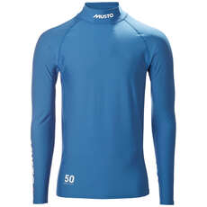 Musto Sunblock Dynamic Long Sleeve Rash Guard  - Sky Diver Blue 81217