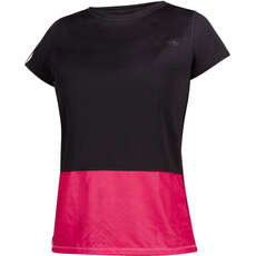 Mystic Womens Diva Shortsleeve Quickdry Top  - Azalea 190098