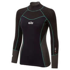 2023 Gill Womens Zentherm Dinghy Sailing Wetsuit Top - Black - 5001W