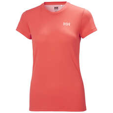 T-Shirt Donna Lifa Active Solen Helly Hansen - Hot Coral 49353