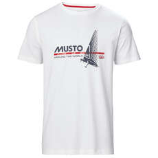 2022 Musto Ocean Born T-Shirt White 82060