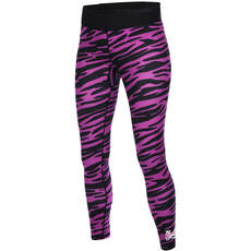 Mystic Womens Diva Rash Leggings  - Black/Pink 200019