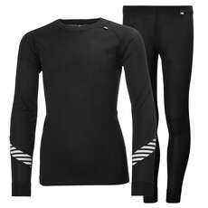 Helly Hansen Junior Set Termico Lifa - Nero 26665