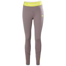 Pantaloni Termici Da Donna Helly Hansen Lifa Active Graphic Crew - Grigio Sparrow 49394