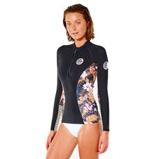 Rip Curl Womens G-Bomb 1mm Wetsuit Jacket  - Black/Gold