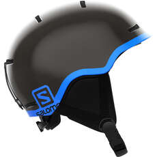 Salomon Bambini Grom Casco Da Sci / Snowboard - Nero/blu