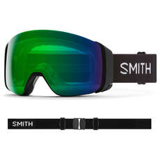 Smith 4D Mag Snow Goggles - Black / Green Everyday Chromapop