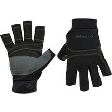 Typhoon Junior Colwyn Guanti Mezze Dita Vela - Nero 310261