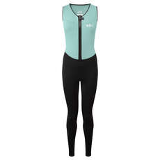 Gill Womens Dynamic Front Zip Longjane Wetsuit - Egg Shell 5017W