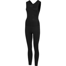 Mystic Womens Brand 2mm Back-Zip Long Jane Wetsuit  - Black 230102