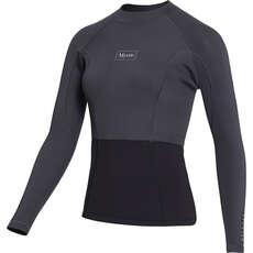 Mystic Womens Lunar 2mm Long Sleeve Neoprene Vest - Dark Grey 230145