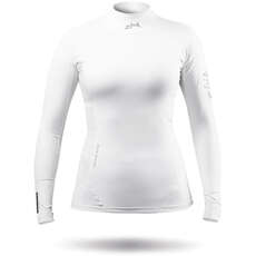 Zhik Womens ECO Spandex Rash Guard Long Sleeve - White