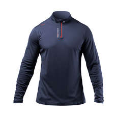 Zhik UV Active 1/4 Zip Long Sleeve Quick Dry UV50+ Top - Navy ATP-0080