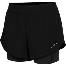 Pantaloncini Sportivi Foderati Mystic Da Donna Ida Quick Dry  - Nero