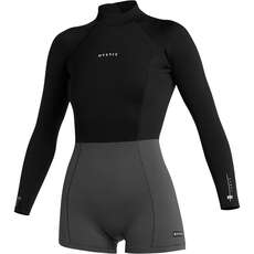 Mystic Womens Lunar 2/2mm BZ Longarm Shorty Wetsuit  - Black 240111