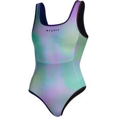 Mystic Womens Lunar Neoprene Swimsuit - Purple/Green 240220