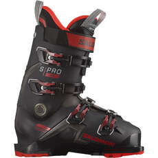 2024 Salomon S/PRO HV 100 Ski Boots - Black / Red