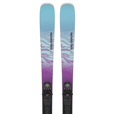2024 Salomon Womens E Stance 80 Skis & M10 Bindings - Freeride Ski Package