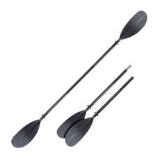 Bravo 2 Piece Fibreglass Kayak Paddle - Black - 220cm [EACH]