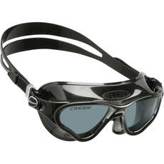 Cressi Cobra Swimming Goggles - Dark/Silver