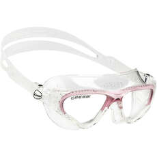 Cressi Cobra Swimming Goggles - Clear/Pink