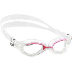 Cressi Flash Lady Swimming Goggles - Clear/Lilac