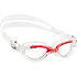 Cressi Flash Swimming Goggles - Clear/Red