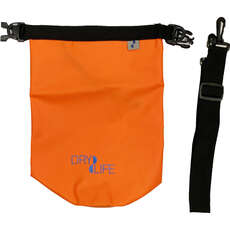 Borsa Impermeabile Dry Life 5L E Tracolla - Arancio Fluorescente
