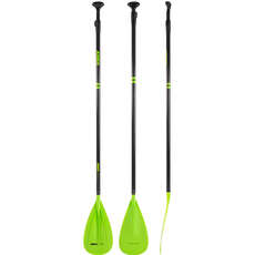 Jobe Fusion Stick 3 Piece Carbon/Fibreglass SUP Paddle  - Lime