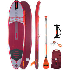Jobe Yarra 10.6 Aero Inflatable Paddle Board SUP Package  - Red