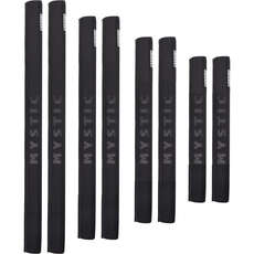 Mystic Round Roof Rack Bar Pads  - Black