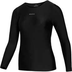 Mystic Womens Star Rashvest A Maniche Lunghe - Nero 240174