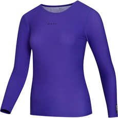 Mystic Womens Star Rashvest A Maniche Lunghe - Viola 240174