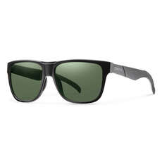 Smith Lowdown N Sunglasses - Matt Black / Green Polarized Chromapop