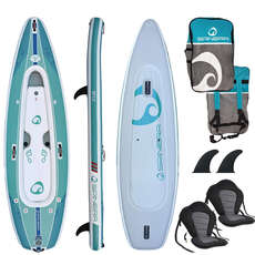 Spinera Supkayak 12Ft Sup / Pacchetto Kayak  - Blu/bianco