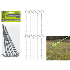 Picchetti Per Tenda Summit Cavatappi 17 Cm - Confezione Da 10