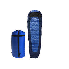 Summit Mummy Sleeping Bag - Double Layer 350gsm - Dark Blue