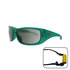 Triggernaut Dusk Watersports Sunglasses - Crystal / Ocean Green