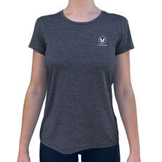 Vaikobi Womens UV Performance Tech Tee 2023 - Charcoal VK-243