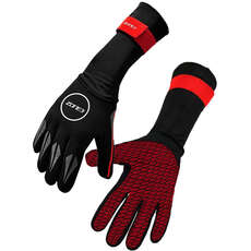 Zone3 Neoprene Swim Gloves  - Black/Red