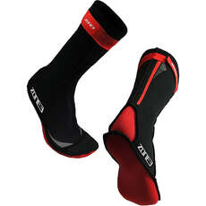 Zone3 Neoprene Swim Socks  - Red