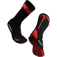 Zone3 Neoprene Swim Socks 2023 - Red