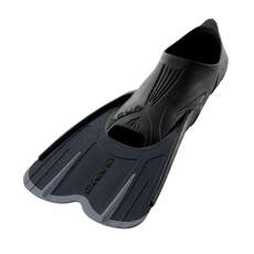 Cressi Agua Short Snorkelling Fins - Black/Silver