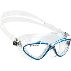 Cressi Planet Swimming Goggles - White / Blue