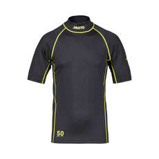 Musto Sunblock Short Sleeve Rash Guard  - Black